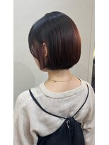 ディライト(Delight)&nbsp;ボブ×暗めレッド