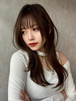 アスター 天神大名店(Aster)&nbsp;小顔に見えるトレンドヘア/黒髪/オリーブグレー/ココアベージュ