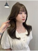 ◎韓国ヘアー/顔周りレイヤー/ダブルカラー万代/新潟駅前