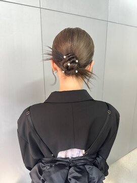 結婚式、パーティセット、カチモリヘア