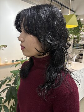 ウッド(uood) ロングパーマ