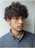 メンズショートパーマ