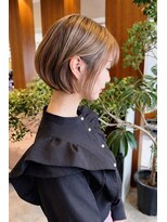 コノカ 北浜(KONOKA)&nbsp;透明感たっぷりのハイライトボブ