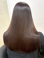 カミラボ(KAMI LABO)&nbsp;髪質改善 ストレートへア ロング 艶髪 グレージュ 20代