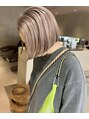 ロウROW) ワンブリーチでつくるハイトーンベージュ