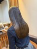 【極上の艶と色持ち】カット＋髪質改善カラー＋極小ナノ水粒子￥22352