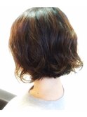 ナチュラルボブパーマ
