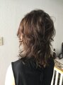 ヘアアンドスペース ベロン(hair&space velon) 白髪染めでもカーキグレージュレで大人可愛い外ハネウルフ