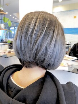 オルガ ヘアアンドメイク(Oluga hair&make) シルバーバレイヤージュ