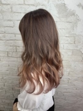 アジールヘア 北千住駅西口店(agir hair) ピンクベージュハイライトグラデーション北千住/北千住/学割U24
