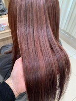 アッシュ 元住吉店(Ash)&nbsp;ハイライトをたっぷり入れてクリアなコーラルピンクに♪