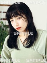 ヘアー アークス 上大岡店(hair ARKS)&nbsp;黒髪ふんわりセミロングARKS上大岡