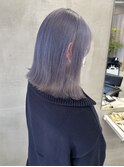 ペールパープル 全頭ブリーチ