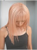 オレンジベージュ　ケアブリーチ　渋谷　佐藤