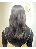 艶髪×グレージュ