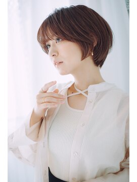 アッシュ 池袋店(Ash) 20代30代40代『綺麗め丸みショート』　　＃池袋駅