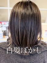 コノアラボ 守谷店(Conoah labo) 脱白髪染めハイライト/白髪染め/白髪ぼかし/ボブ/ショート/守谷