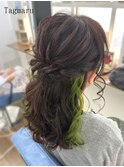 キレイめハーフアップ☆