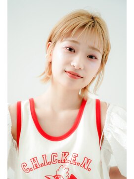 ミル(mill) シースルーばんぐ☆きりっぱなしボブ☆