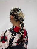 【BelleCoupes】卒業式 袴着付けヘアセット 着物ヘア