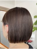 切りっぱなしボブ