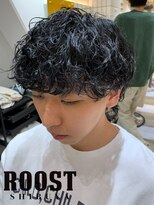 ルースト 渋谷店(ROOST)&nbsp;マッシュウルフ×波巻きパーマ