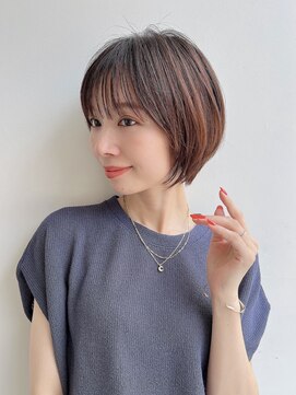 トルネード(TORNADO) 大人ショート前髪ありひし形丸み丸顔絶壁面長エラ張りK20240809