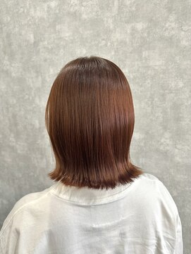ランガリ ヘアアンドスパ(Rangali Hair&Spa) 【別府　ランガリ】オレンジブラウン、外はね
