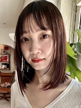 カムジーヘッド(COMEGHEAD) ダブルカラーミルクティーベージュカラーブルーブラックブリーチ