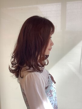 ヘアヌーダ セミロング、カット、パーマ、デジタルパーマ、トリートメント