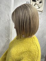 アヤメ 巣鴨店(ayame)&nbsp;(ayame巣鴨)ケアブリーチ_ボブ_ベージュ_巣鴨1