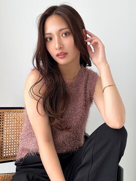 アンジェリカラボ(ANGELICA LABO) ANGELICA チョコレートブラウン ゆる巻きロング 大人かわいい