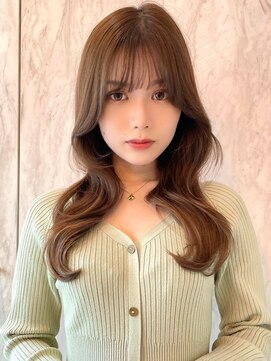 ルームバイシー 新宿(Loom. by Sea) メルティカラー×フェミニンロング[似合わせカット/韓国]