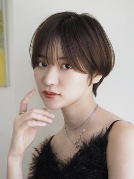 ローネス ギンザ(LONESS ginza) シースルーバング/耳かけショート/ショートヘア/ショートボブ