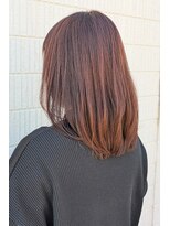 レクリエ(Re:crea) レッドブラウン×ミディアム