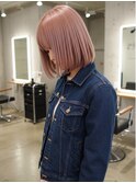 札幌大通/ボブ/顔周り/レイヤーカット/ブリーチなしカラー