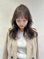 パーク(PAAQ) 【kana】オリーブグレージュ/レイヤーカット/顔まわりカット