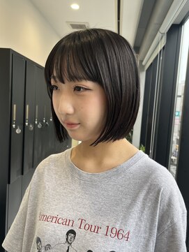 ゴウトゥデイシェアサロン 町田店(GO TODAY SHAiRE SALON) 切りっぱなしボブ【町田】