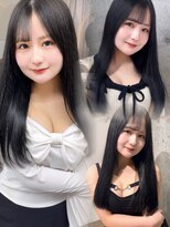 ロンドルピナス 小倉(Lond Lupinus)&nbsp;ブルーブラック/ワイドバング/美髪のススメ/外ハネボブ/北九州/