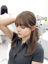 アマトウキョウスマートサロン(AMA TOKYO×Smart Salon)&nbsp;くびれミディ/顔まわりカット/くびれ巻き/レイヤーカット