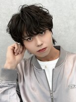 ジーナ 天神(Zina)&nbsp;マッシュウルフ/シャドウパーマ 【メンズサロンZina天神】