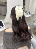 ☆ふわふわハーフアップアレンジ☆