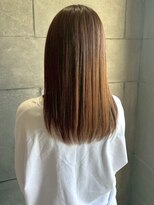 美々百花 ザスパ(美々百花 theSPA)&nbsp;ブラウンベージュ 髪質改善ストレート 艶髪 ヘッドスパ 20代