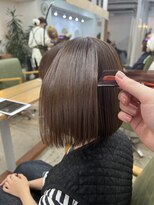 アル 心斎橋(alu)&nbsp;髪質改善カラー/グレージュ/ブラウンベージュ/ボブ