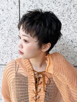 アルバム 銀座(ALBUM GINZA) 夏前髪カットショートおくれ毛グレージュ_F21462