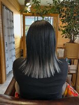 ヘアーメンテナンス ラーフ(LAUGH)&nbsp;切りっぱミディアムヘア
