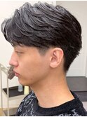 フェザーパーマ／ニュアンスパーマ／韓国マッシュ／我孫子/men's