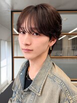 ソアメンズ 渋谷(soar men's)&nbsp;韓国風シースルーマッシュ夏カラーラウンドマッシュ渋谷