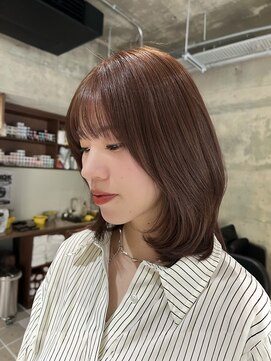 ヌク(nok) ピンクブラウン