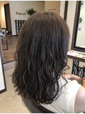 グレイッシュカラー　大人かわいい☆艶カラー
